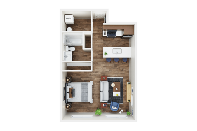 Studio P403 floor plan