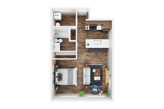 Studio P403 floor plan