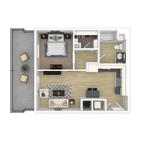 A1 B-104 floor plan