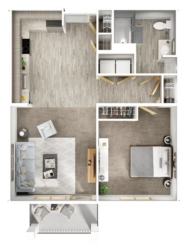 Hemlock B611 floor plan