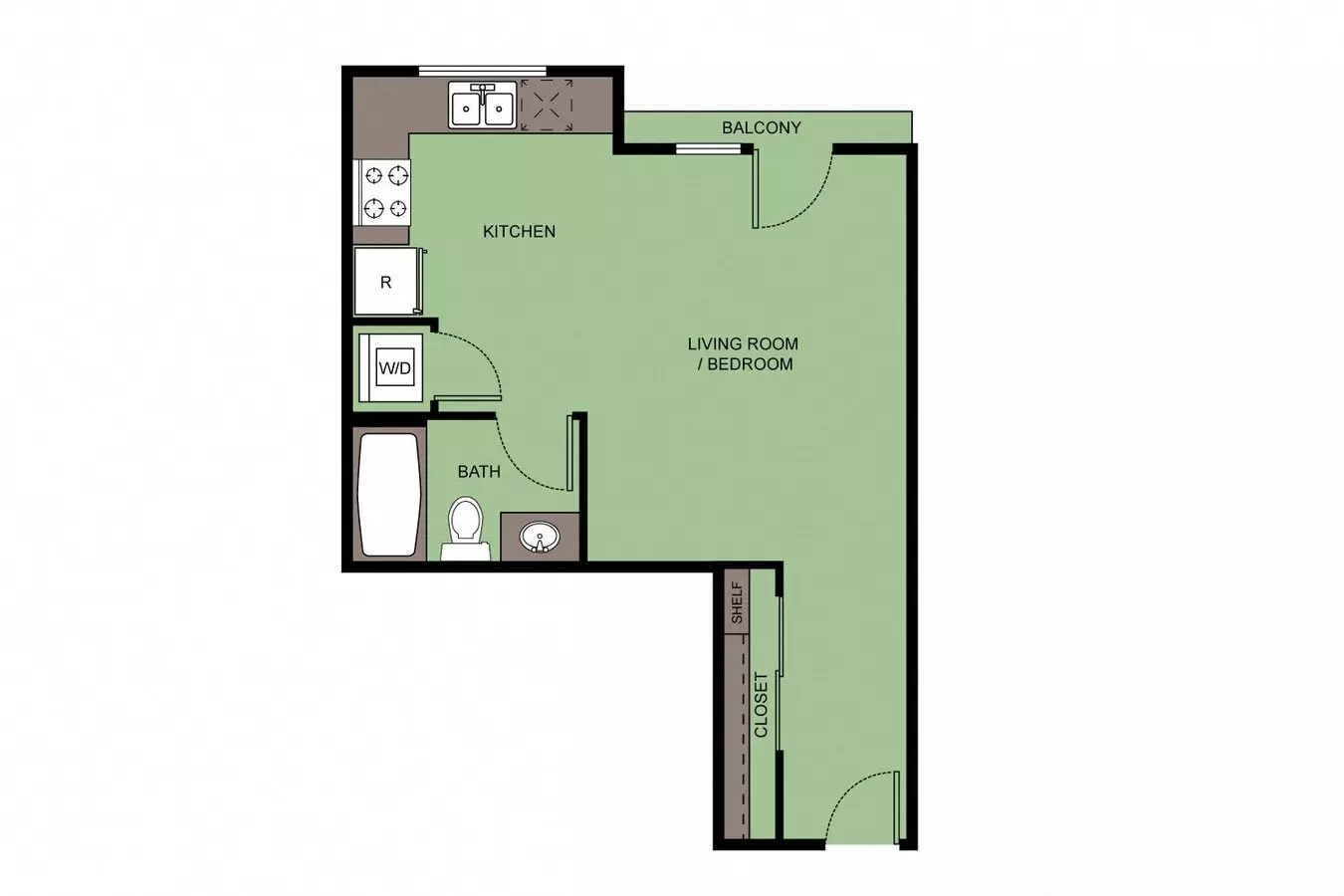 Unit 412 412 floor plan