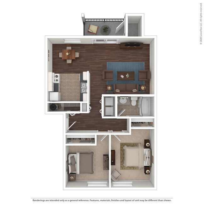 Rainier A 102 floor plan