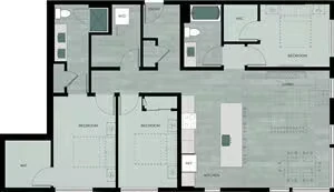 C6 E201 floor plan
