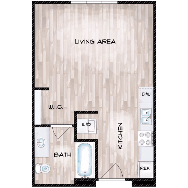 Studio floor plan