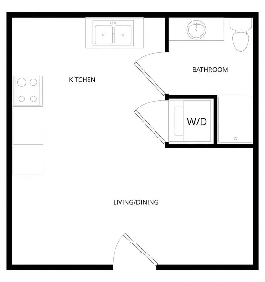 Micro Studio WAITSTU3 floor plan