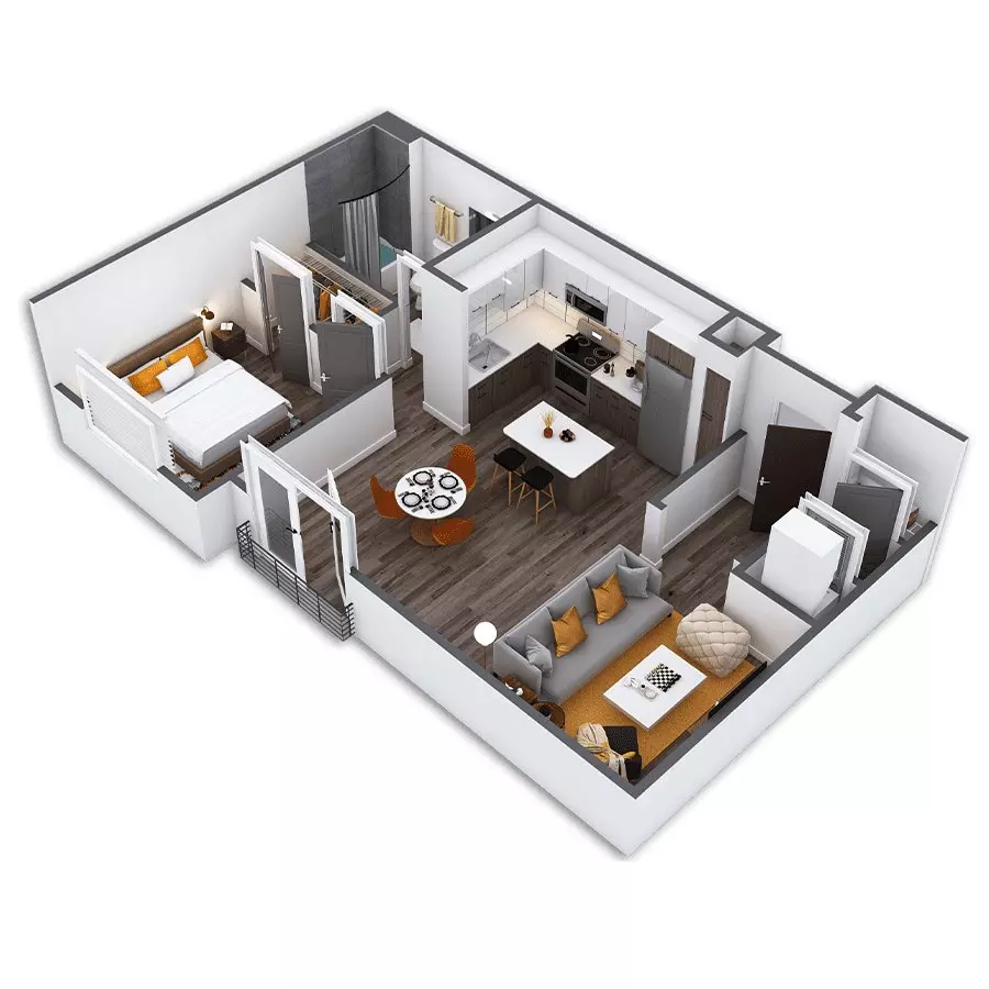 Unit 1207 1207 floor plan