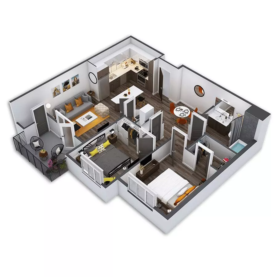 Ponderosa Platinum 2129 floor plan