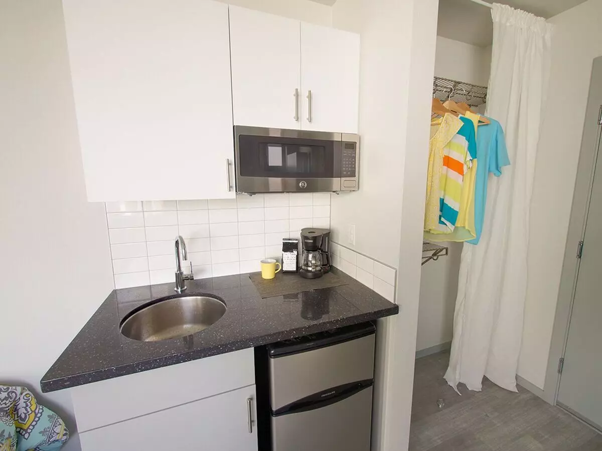 0BR/1BA floor plan