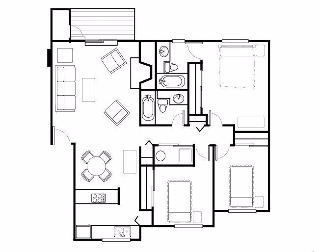 3x2 P102 floor plan