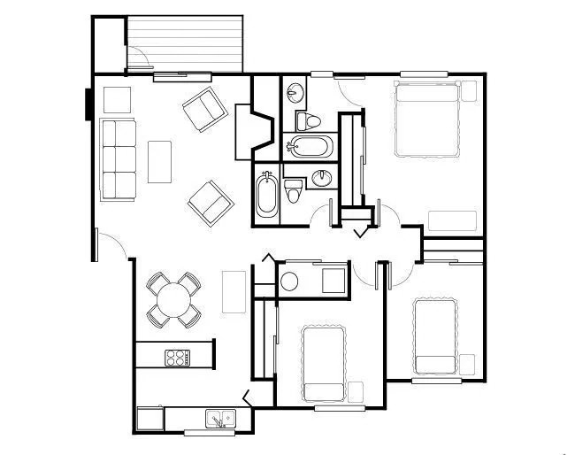 3x2 P101 floor plan