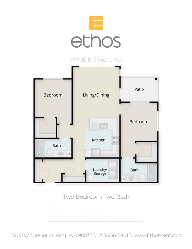 Unit J-202 J-202 floor plan
