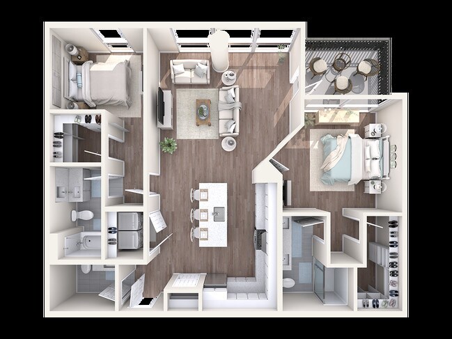 PH.1 1313 floor plan