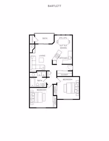 Bartlett A-101 floor plan