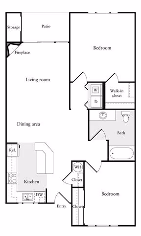 2x1 J204 floor plan