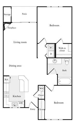 2x1 E201 floor plan