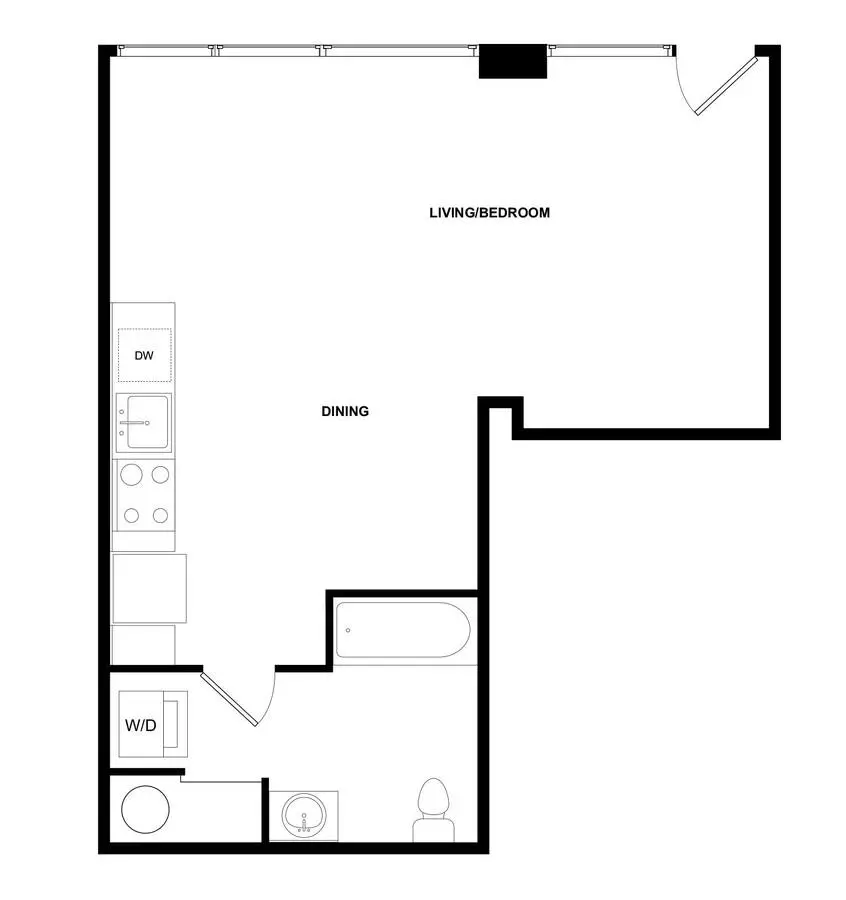 Unit N417 N417 floor plan