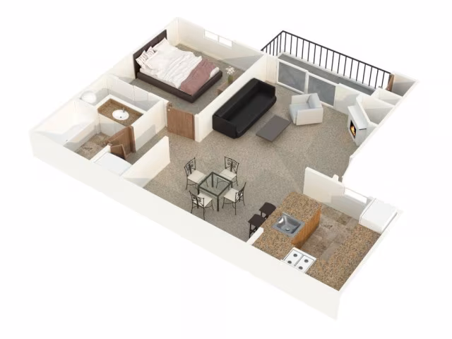 1X1 R04 floor plan