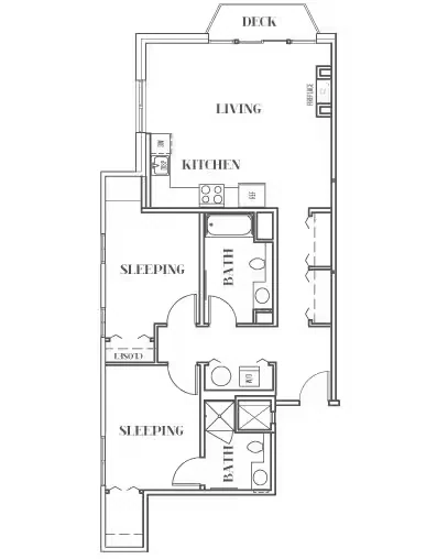 Studio 229 floor plan