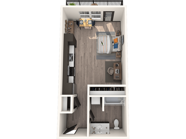 Studio 309 floor plan