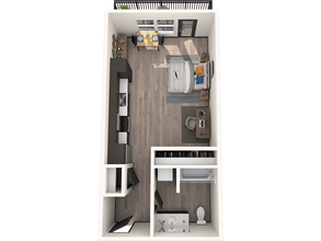 Studio 309 floor plan