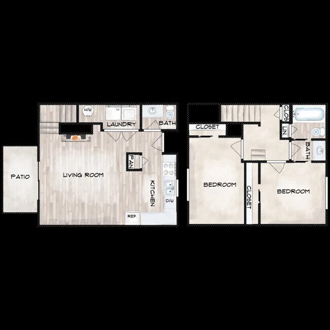 2*1.5 104 floor plan