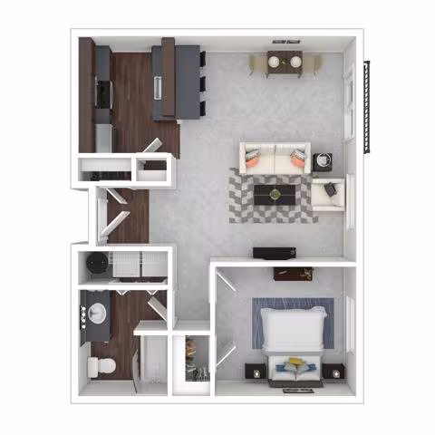 1x1A AUCMKX floor plan