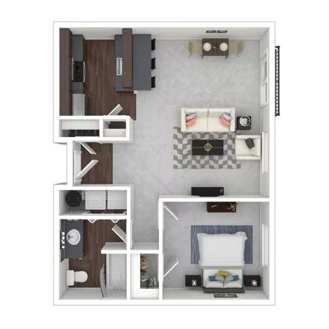 1x1A AUCMKX floor plan