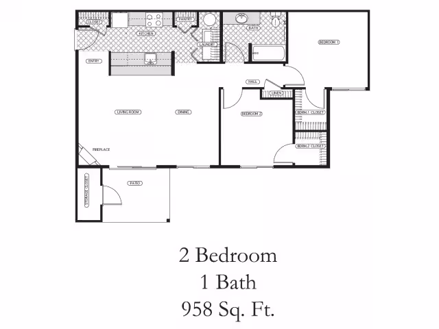 2x1B AUCPMP floor plan