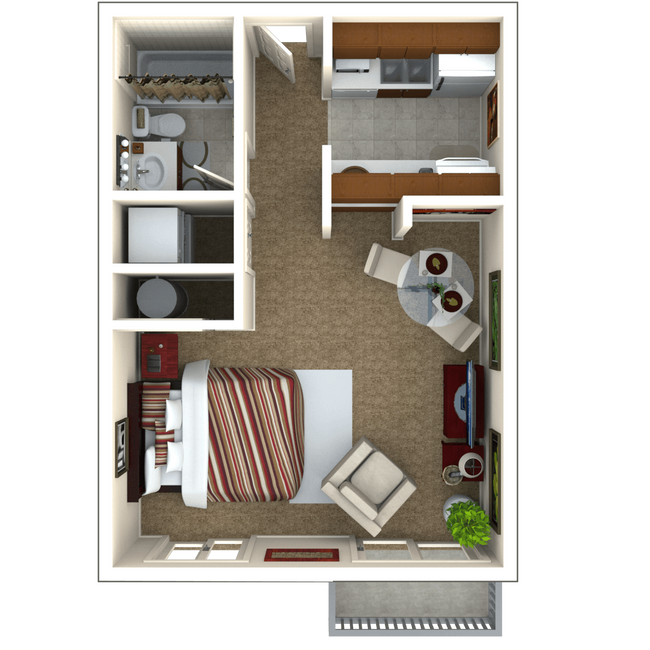 Studio floor plan