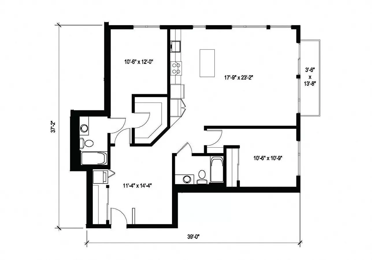 Unit A710 A710 floor plan