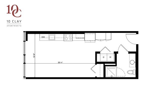 Studio floor plan