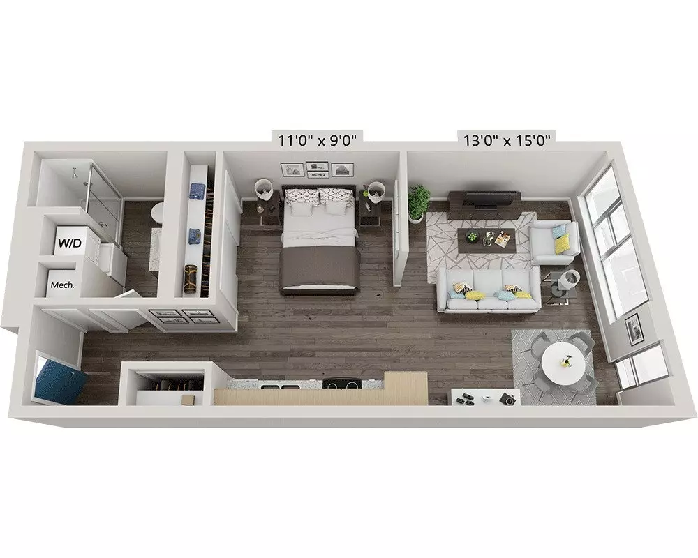 Unit 1211 1211 floor plan