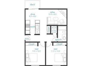 Descend 1834C floor plan