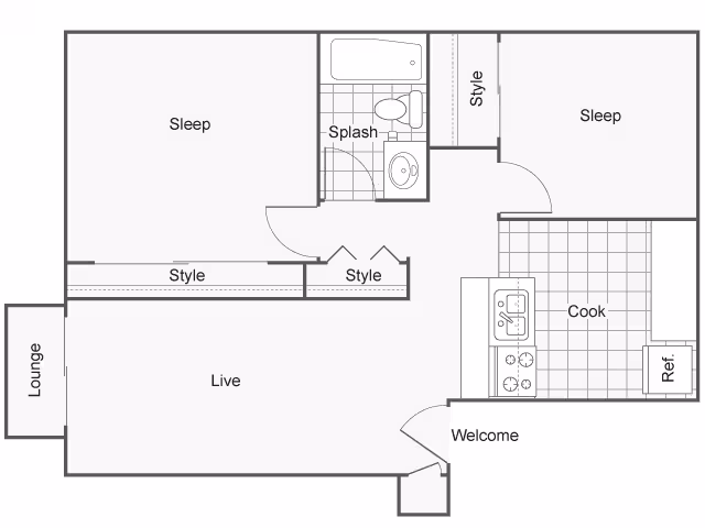Dorado F304 floor plan