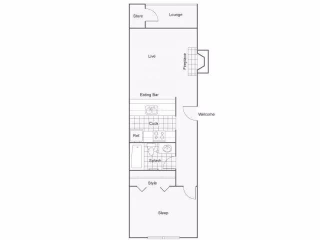 Vela G102 floor plan