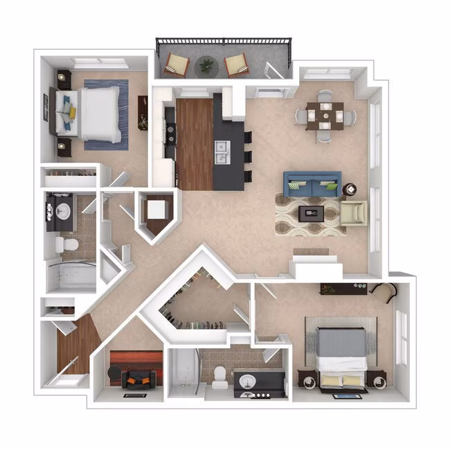 B6 215 floor plan
