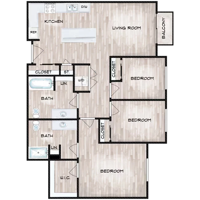 C1 D0611 floor plan