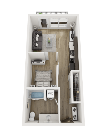 Studio 322 floor plan
