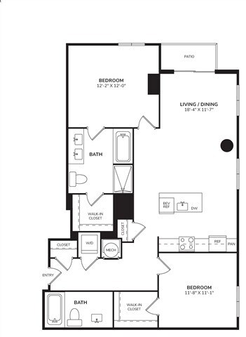 B3 1805 floor plan