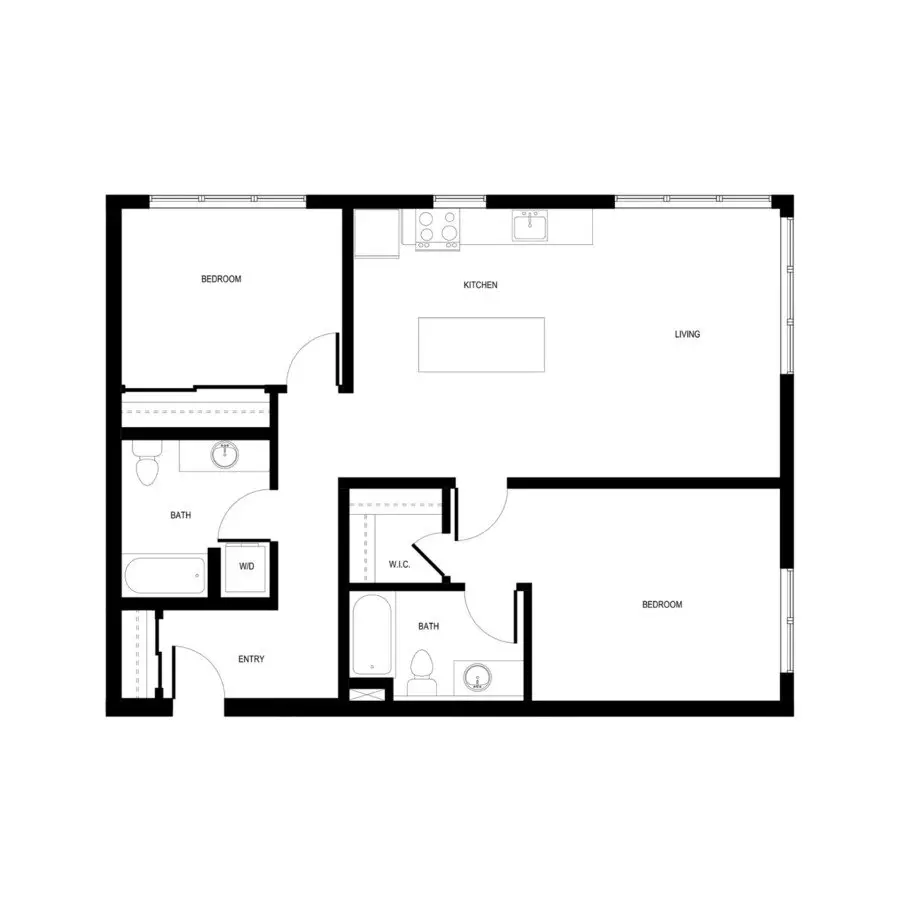2x2 - E2 419 floor plan