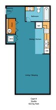 Studio A_304 floor plan
