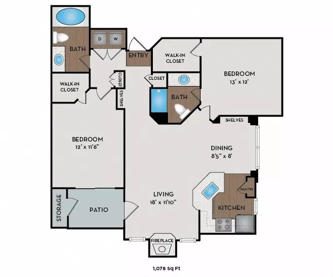 Slate H12 floor plan