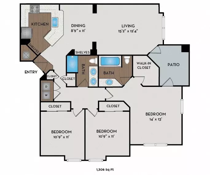 Unit Y23 Y21 floor plan