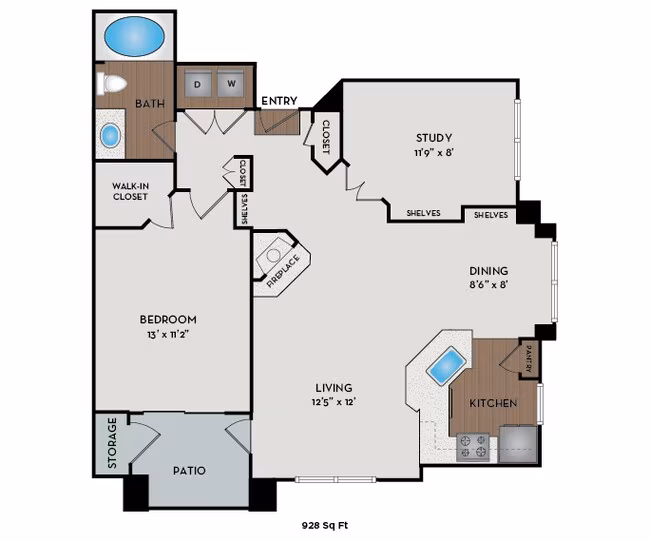 Travertine L12 floor plan