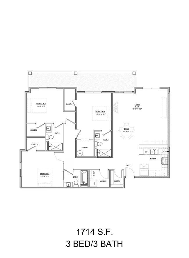 Yew A101 floor plan