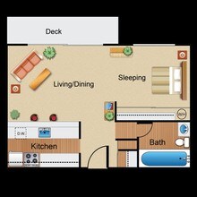 Studio G05 floor plan