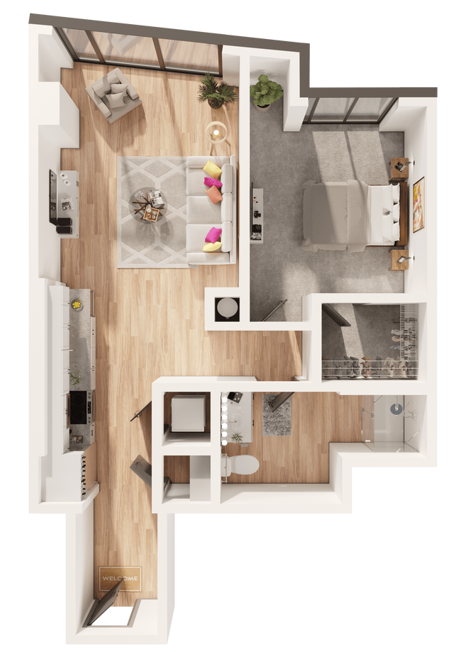 Unit 1410 1410 floor plan