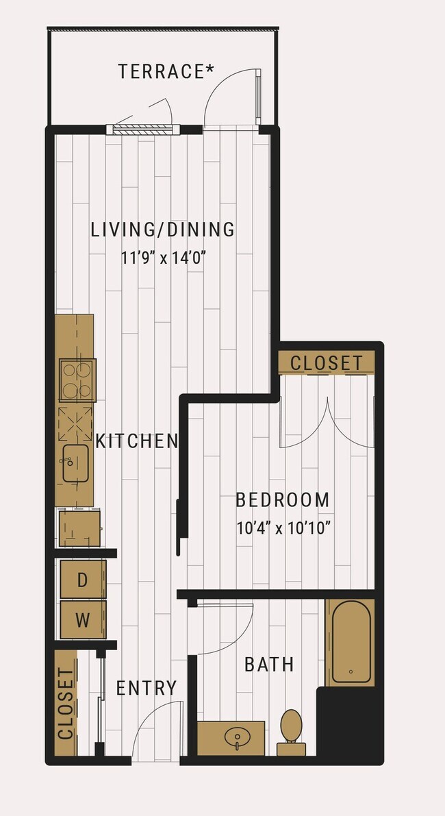 Unit 644 568 floor plan