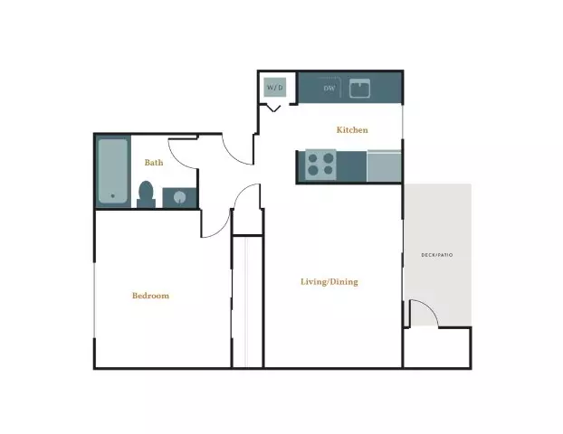 Unit M201 B10 floor plan