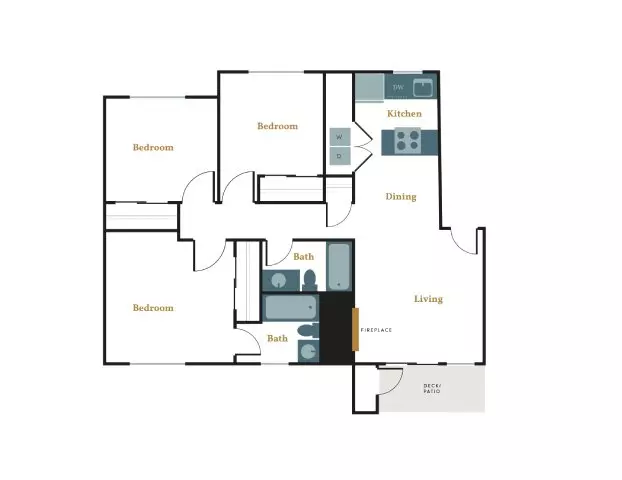 Unit B204 B301 floor plan